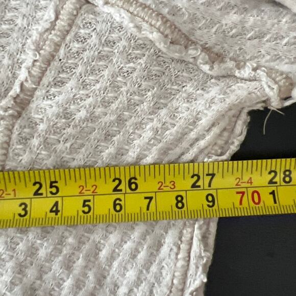 We The Freet Medium Free People Waffle Knit Sweater - Picture 5 of 6